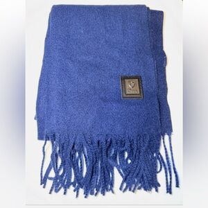Leeds United Scarf Official Merchandise Dark Blue Members Scarf my Leeds Logo